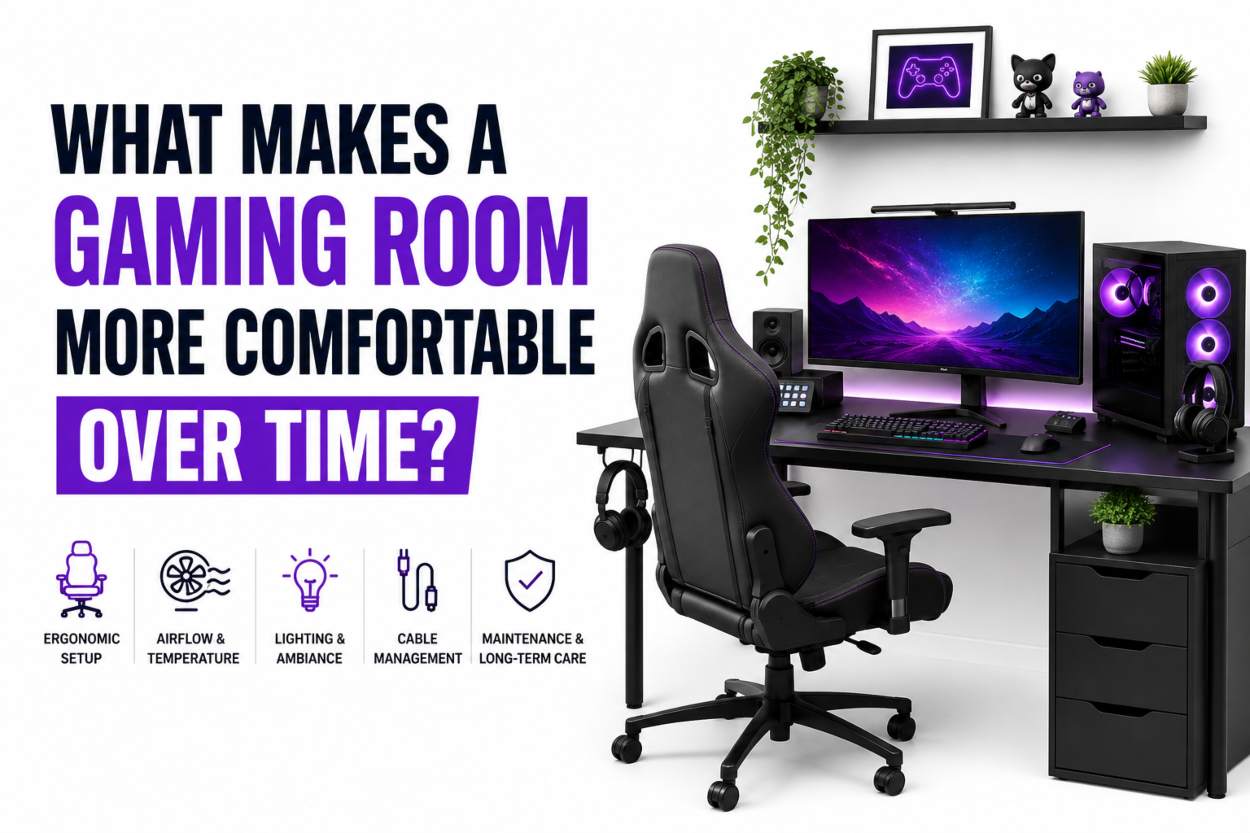 What Makes a Gaming Room More Comfortable Over Time?