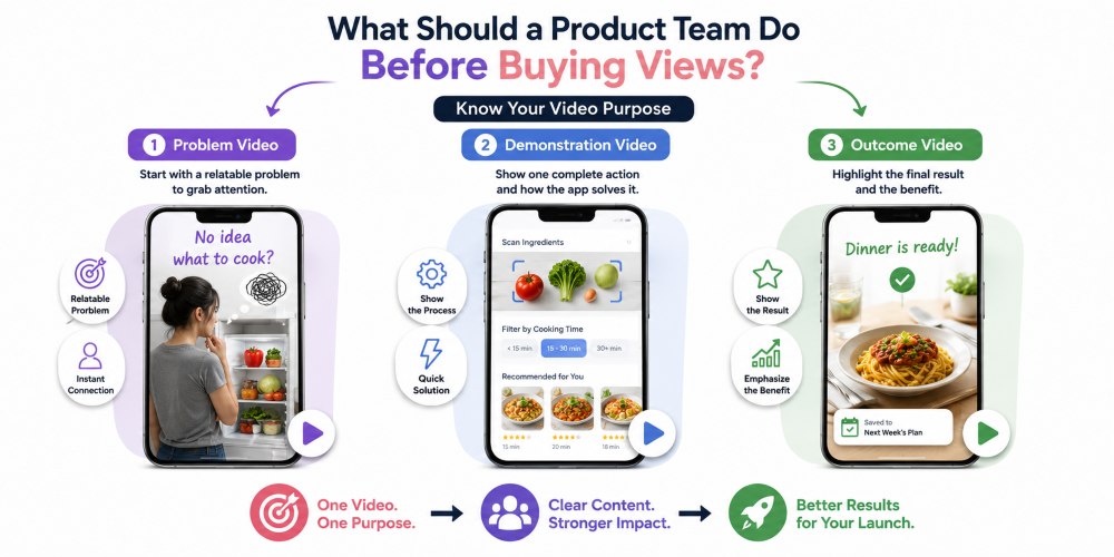 What Should a Product Team Do Before Buying Views?
