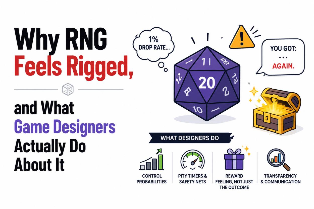 Why RNG Feels Rigged, and What Game Designers Actually Do About It