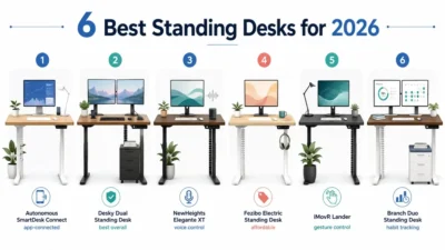 6 Best Standing Desks for U.S. Buyers Compared for Key Features