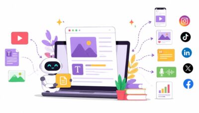 How To Repurpose Content With AI For Social Media