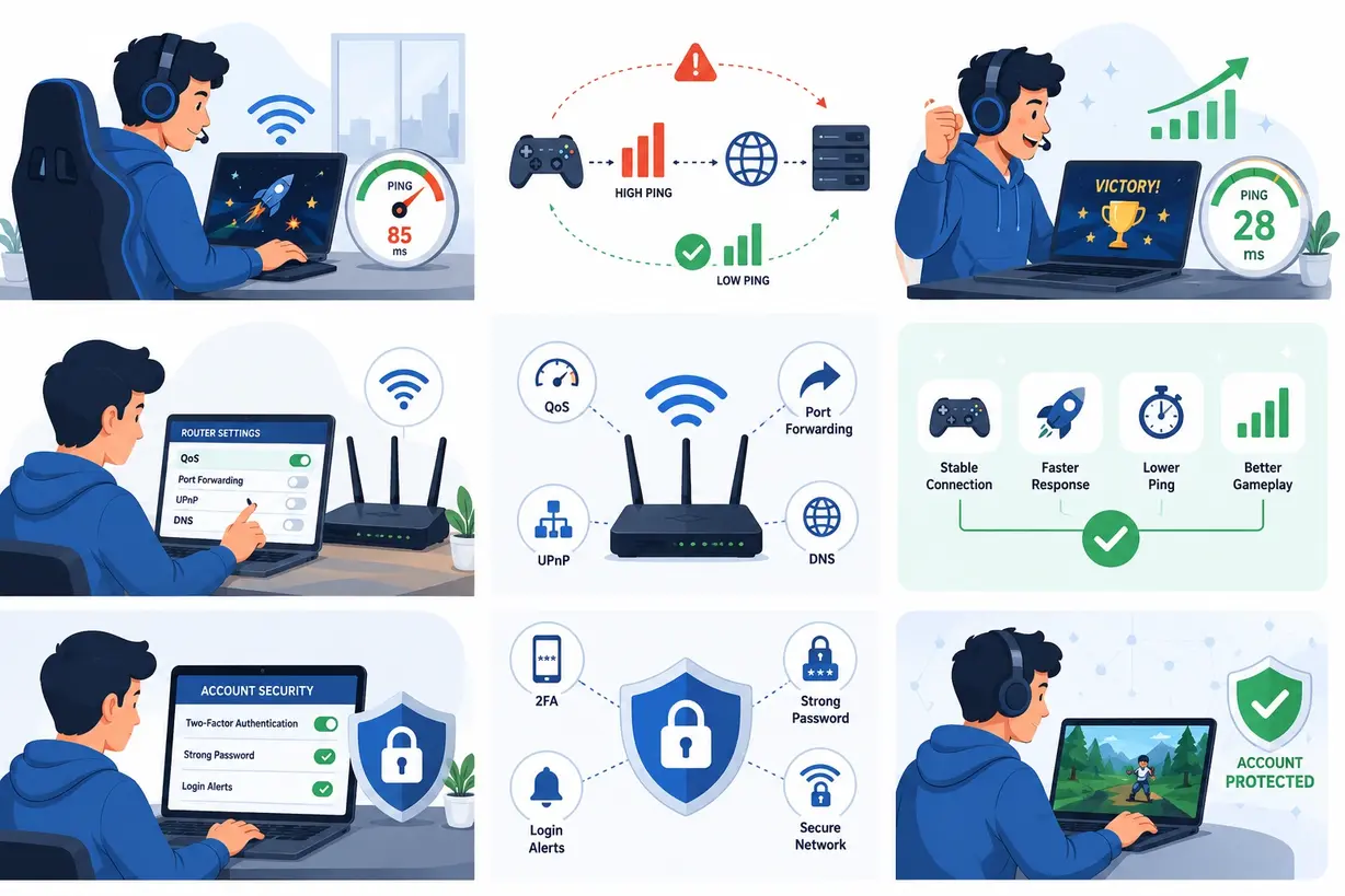 How to Increase the Quality of Gaming Connection for Playing Browser Games