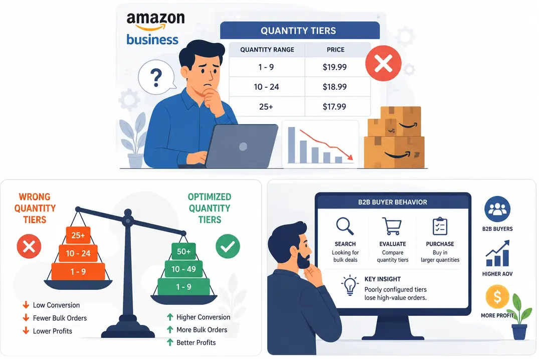 Why Most Amazon Business Sellers Configure Their Quantity Tiers Wrong