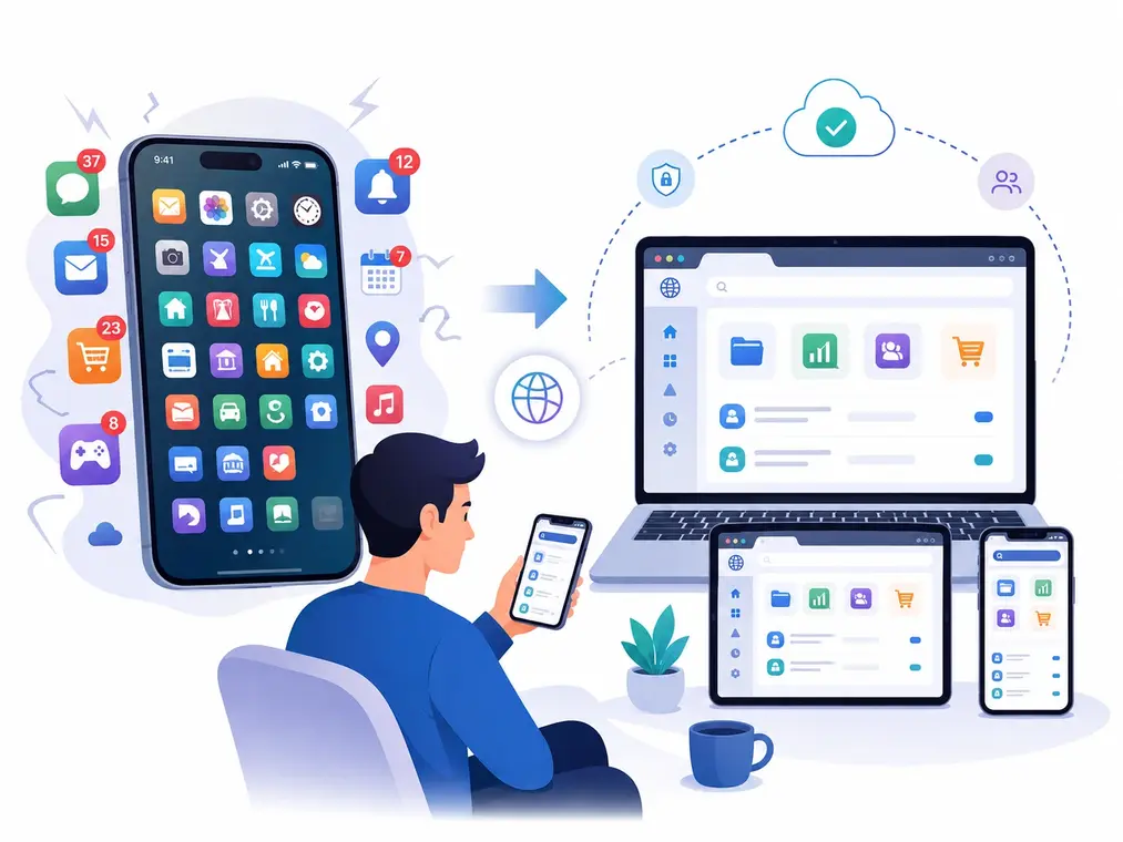 Your Phone Has Too Many Apps The Web Is Fixing That
