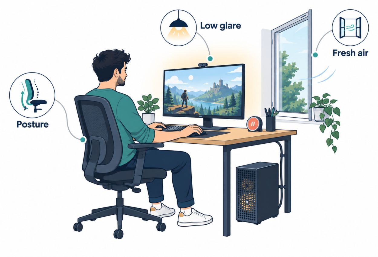 Building A Gaming Setup You Can Actually Sit In For Six Hours