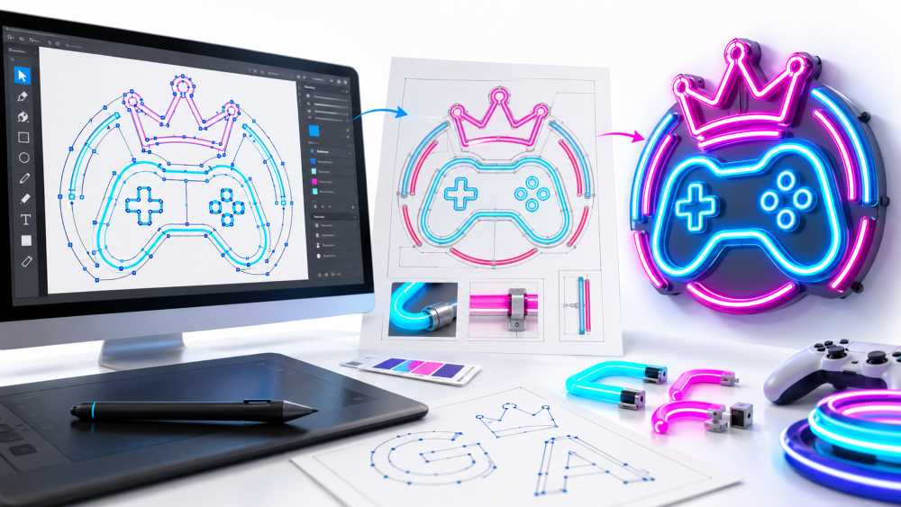 Outlined vector artwork