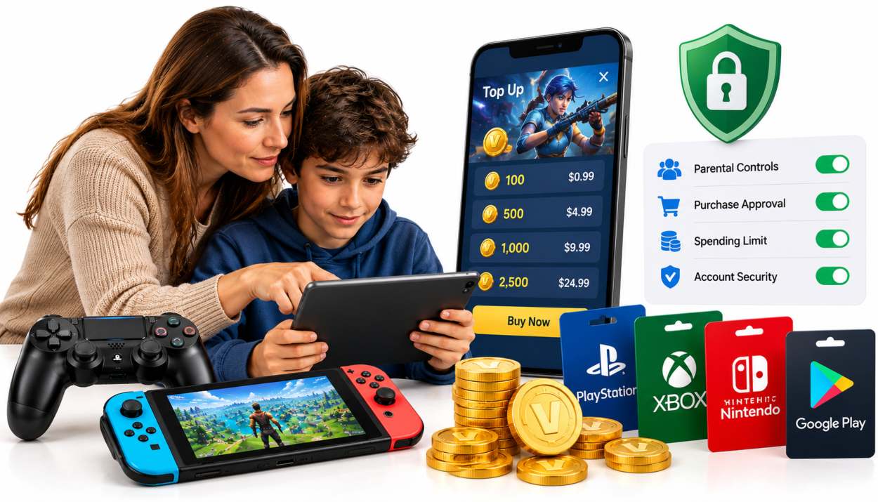 A Parent's Guide To In-Game Spending And Safe Top-Ups